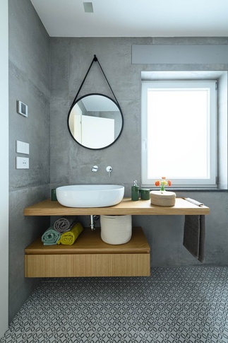 Bagno in stile contemporaneo di 6 di MANUARINO architettura design comunicazione