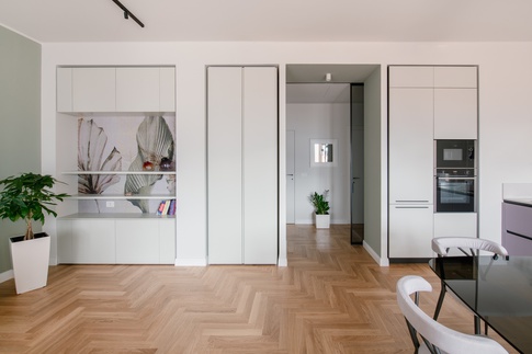 Open Space in stile moderno di 40 di Nicola Bertinotti_Interiors