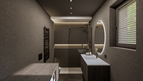 Bagno in stile moderno di 6 di 1507 Interior studio