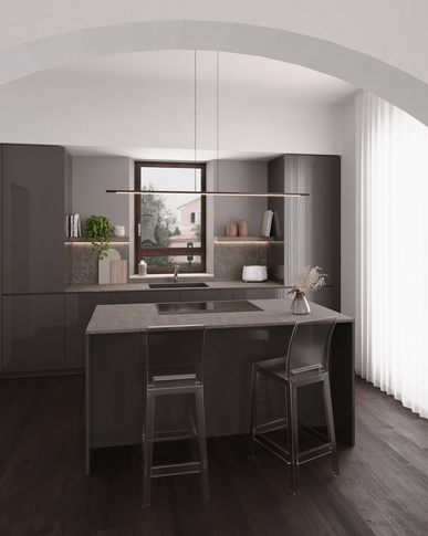 Cucina in stile minimal di 11 di Doppionodo Interior