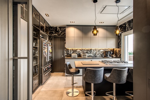 Cucina in stile contemporaneo di 20 di MOB Architects