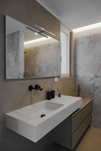 Bagno di Servizio in stile minimal di 5 di étimo studio