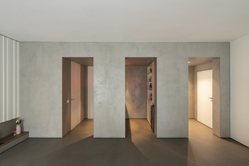 Soggiorno in stile moderno di 41 di L2 architecture + interior design