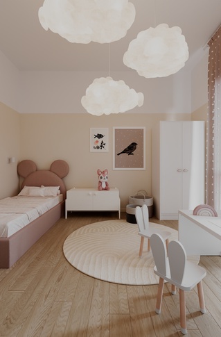 Cameretta Bambini in stile contemporaneo di 14 di OZ Interiors