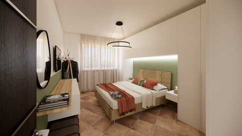 Camera da Letto in stile mediterraneo di 15 di Maison Monrò Camera da Letto in stile mediterraneo di 15 di Maison Monrò