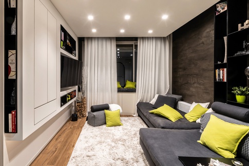 Studio in stile contemporaneo di 2 di kkarchitecture Studio in stile contemporaneo di 2 di kkarchitecture