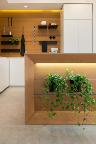 Cucina in stile contemporaneo di 35 di Paolo Basco Architetto