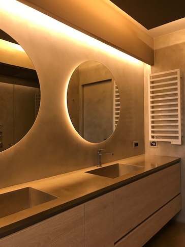 Bagno in stile contemporaneo di 8 di arch. EMANUELA CORNAGGIA