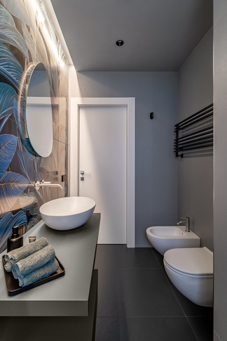 Bagno in stile moderno di 4 di MARTINA MAMELI ARCHITETTO