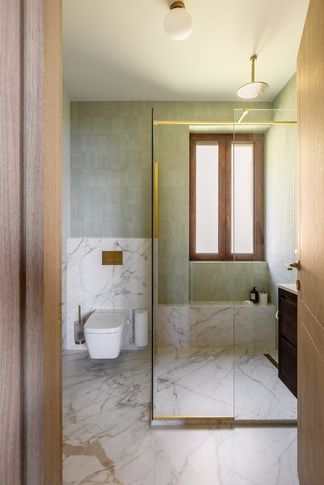 Bagno in stile contemporaneo di 5 di Giulia Dalena