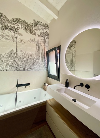 Bagno in stile moderno di 5 di SuMisura Architetti Bagno in stile moderno di 5 di SuMisura Architetti