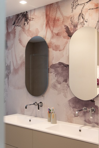 Bagno in stile contemporaneo di 12 di ValentinaZoccoArchitetto