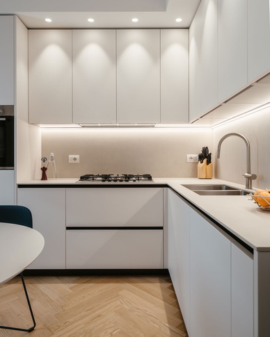 Cucina in stile contemporaneo di 12 di Annalisa Carli Architetto