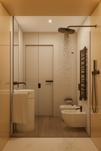 Bagno in stile moderno di 4 di 1507 Interior studio