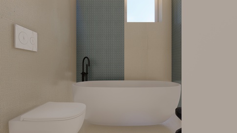 Bagno in stile contemporaneo di 4 di areadieci