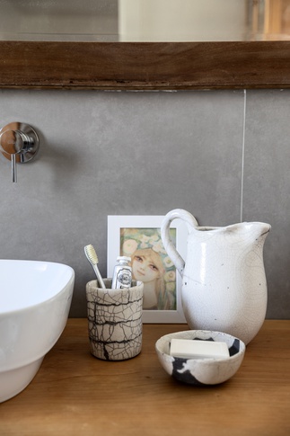 Bagno in stile vintage di 4 di Chantal Forzatti architetto