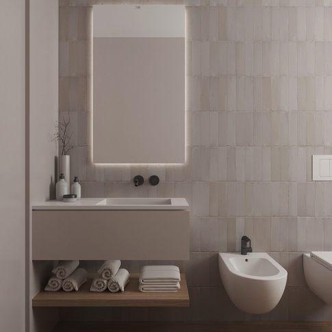 Bagno in stile minimal di 4 di Ornella Spadaro