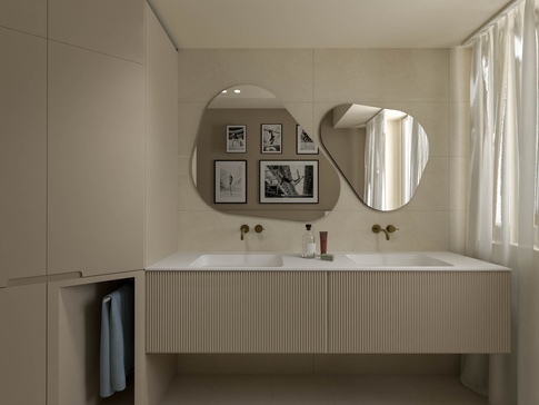 Bagno in stile contemporaneo di 8 di EasyRelooking srls