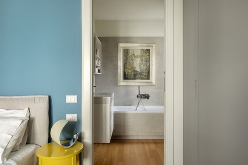 Bagno in stile nordico di 4 di Chantal Forzatti architetto