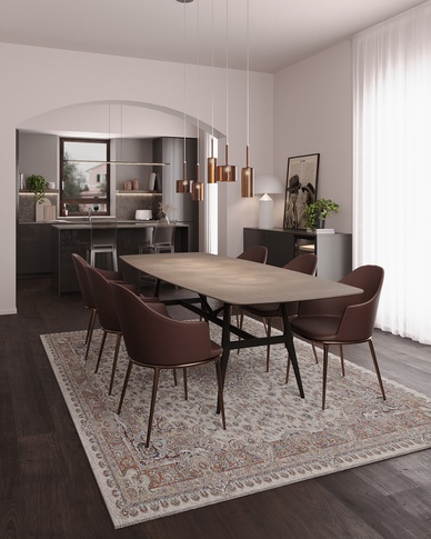 Sala da Pranzo in stile minimal di 20 di Doppionodo Interior