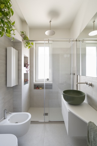 Bagno in stile eclettico di 4 di Colandrea Bausano Architetti