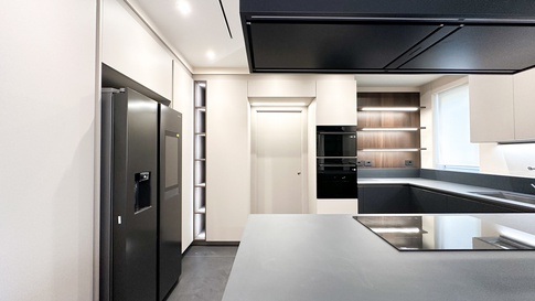 Cucina in stile eclettico di 35 di Studio Gaetano Riccardelli Cucina in stile eclettico di 35 di Studio Gaetano Riccardelli