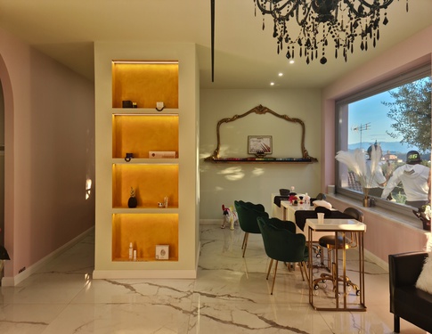 Ingresso in stile glamour di 150 di Angelica Piras | Interior Designer