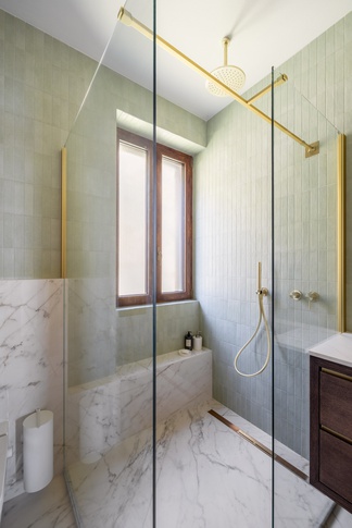 Bagno in stile contemporaneo di 5 di Giulia Dalena