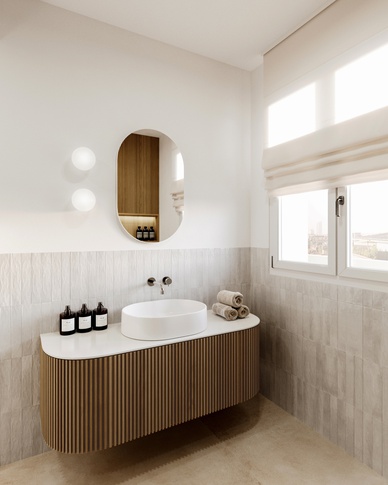 Bagno in stile moderno di 7 di doppiozero interior