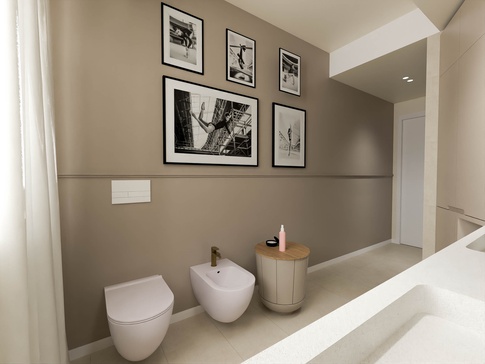 Bagno in stile contemporaneo di 8 di EasyRelooking srls