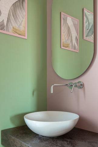 Bagno in stile contemporaneo di 11 di Giuseppe Falcone Architetto