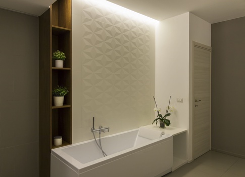 Bagno in stile naturale di 8 di Lanzafame Marilena Architect