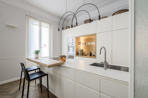 Cucina in stile contemporaneo di 25 di Annalisa Carli Architetto Cucina in stile contemporaneo di 25 di Annalisa Carli Architetto