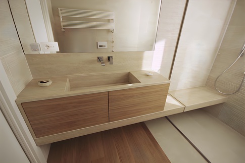 Bagno in stile contemporaneo di 6 di JFD Juri Favilli Design