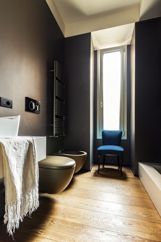 Bagno in stile contemporaneo di 14 di FAD Fucine Architettura Design