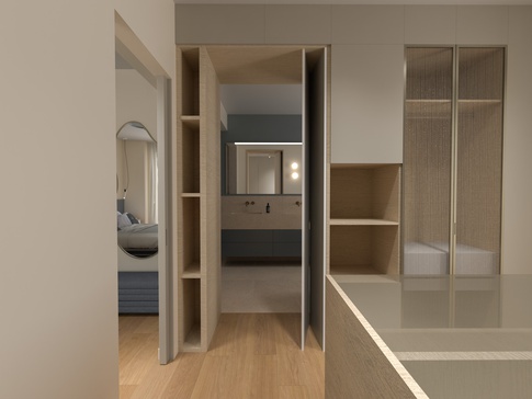 Cabina Armadio in stile contemporaneo di 14 di EasyRelooking srls