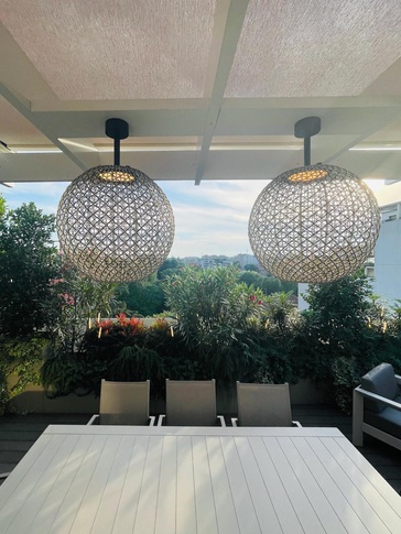 Terrazza in stile moderno di 72 di Alessandra Parolini Studio