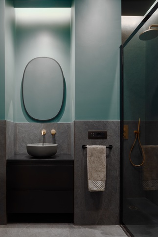 Bagno di Servizio in stile minimal di 6 di Architetti 07am