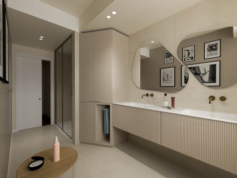 Bagno in stile contemporaneo di 8 di EasyRelooking srls