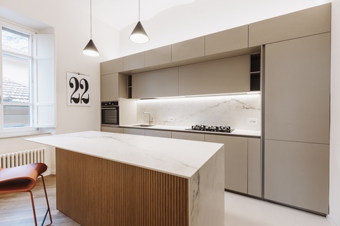 Cucina in stile contemporaneo di 15 di SMartSTUDIO