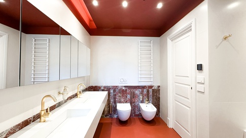 Bagno in stile eclettico di 10 di Studio Gaetano Riccardelli Bagno in stile eclettico di 10 di Studio Gaetano Riccardelli