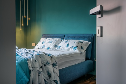 Camera da Letto in stile moderno di 15 di VALENTINA AUTIERO    architecture │ interiors │ design projects