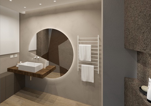 Bagno in stile moderno di 5 di MICHELE VOLPI STUDIO INTERIOR DESIGN