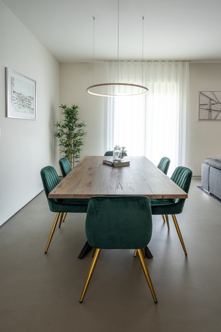 Soggiorno in stile moderno di 41 di L2 architecture + interior design