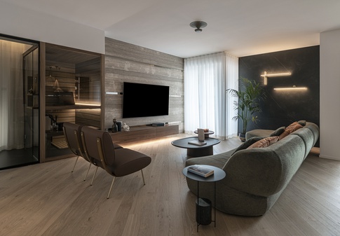 Open Space in stile contemporaneo di 56 di Francesco Cardano Interior Designer Open Space in stile contemporaneo di 56 di Francesco Cardano Interior Designer