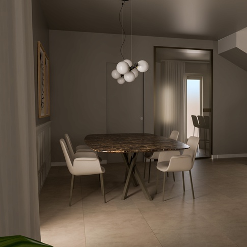 Soggiorno in stile contemporaneo di 25 di EasyRelooking srls