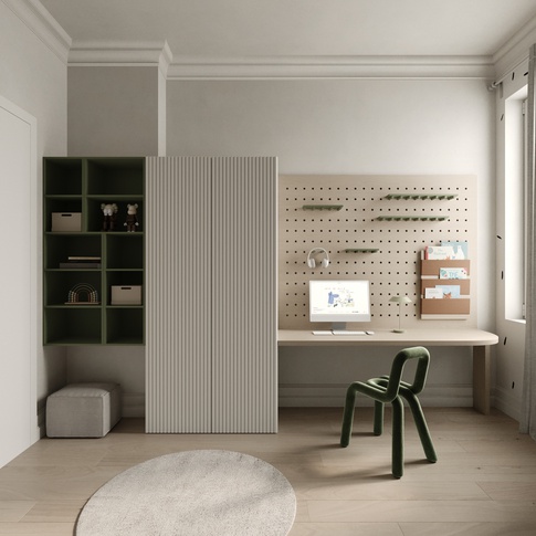 Cameretta Bambini in stile contemporaneo di 30 di Aureainteriors Cameretta Bambini in stile contemporaneo di 30 di Aureainteriors