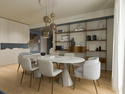 Soggiorno in stile contemporaneo di 50 di EasyRelooking srls