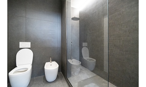 Bagno di Servizio in stile contemporaneo di 5 di LIT-ARCHITECTS