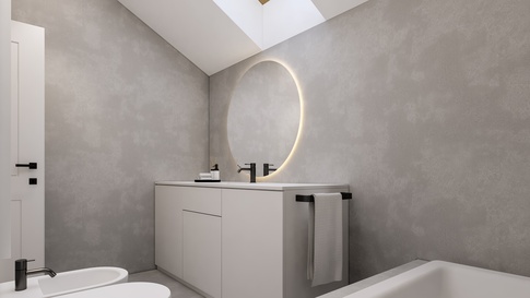 Bagno in stile contemporaneo di 6 di 1507 Interior studio